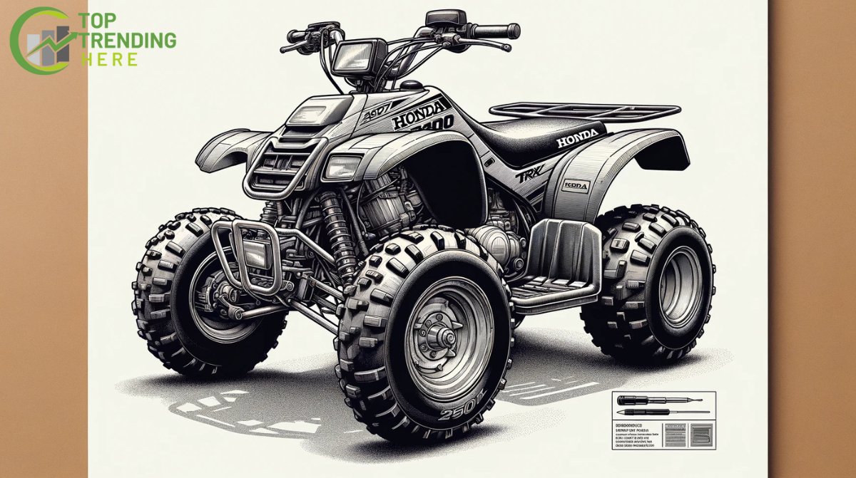 1997 Honda 300 drawing