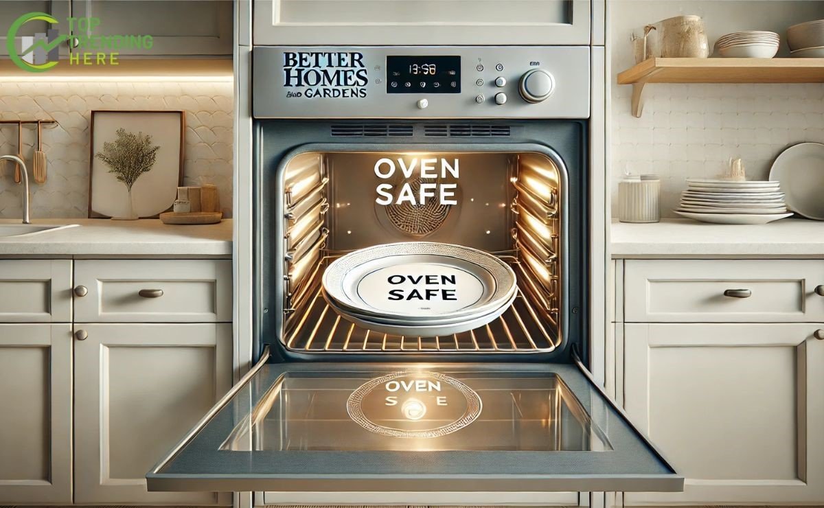 Better Homes and Gardens Plate Oven Safe