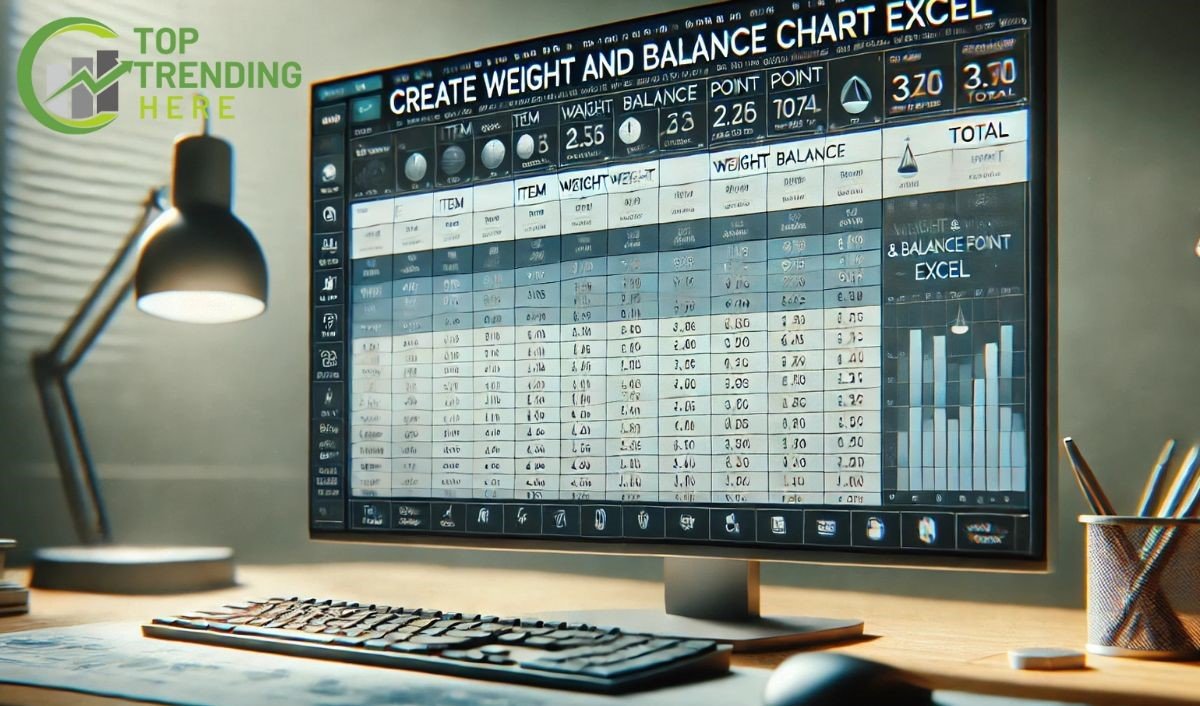 create weight and balance chart excel